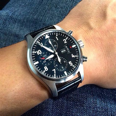 iwc 3777-01|iwc 3777 pilot chronograph.